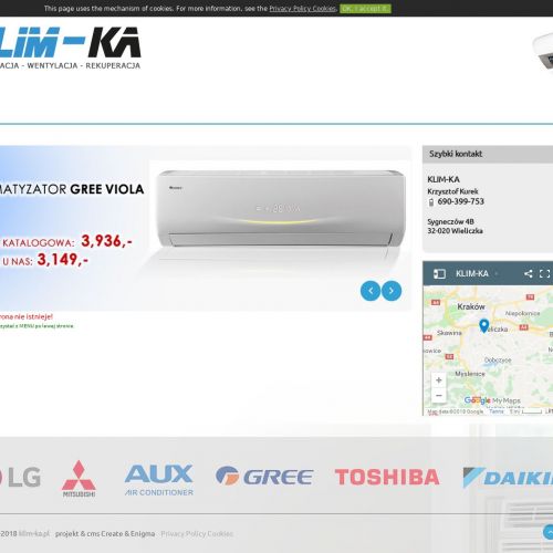 Kraków - klimatyzator z montażem