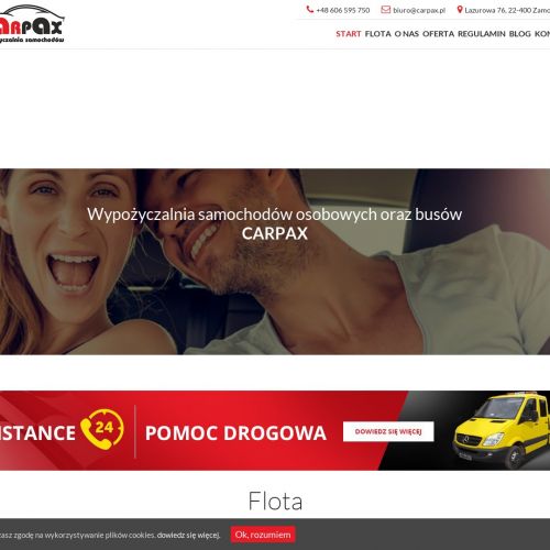 Wynajem aut zastępczych Zamość