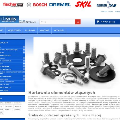 Śruby z gwintem drobnozwojne