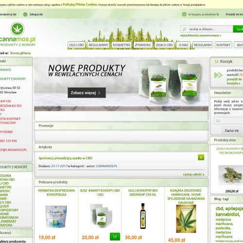 Olej cbd sklep