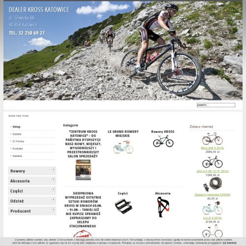 Akcesoria rowerowe - Katowice