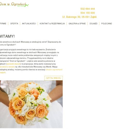 Zielonka - lokale weselne