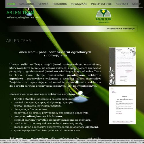 Szklarnia poliwęglanowa - Wrocław