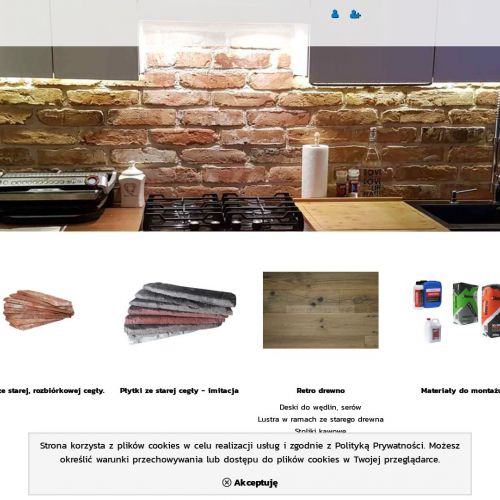 Warszawa - cegła rozbiórkowa sklep