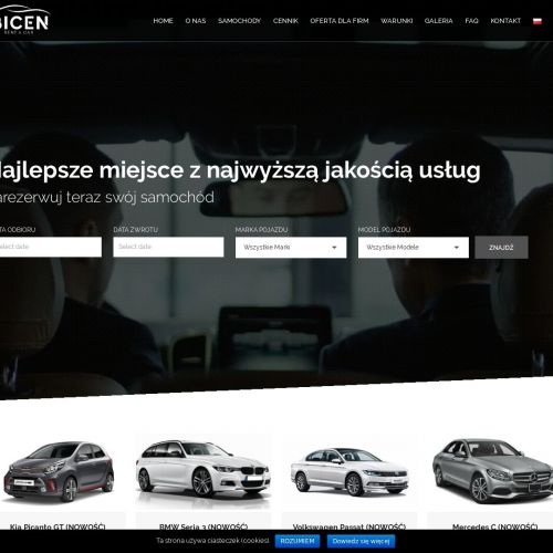 Warszawa - wypożyczalnia aut nowych