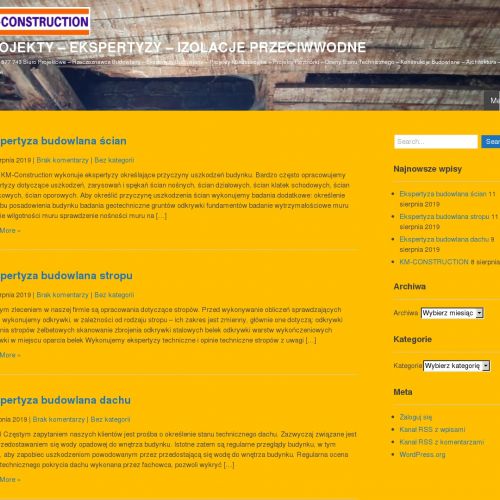 Warszawa - biuro konstrukcyjne