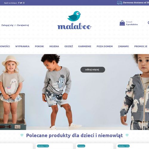 Leżaczek dla dziecka granatowy