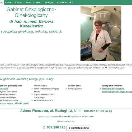 Gabinet ginekologiczny warszawa bemowo w Warszawie