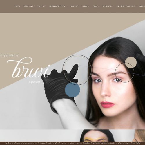 Józefów - dekoloryzacja brwi