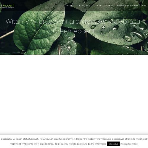 Projekt ukształtowania terenu Kraków