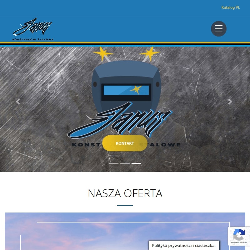 Metalowy wózek transportowy