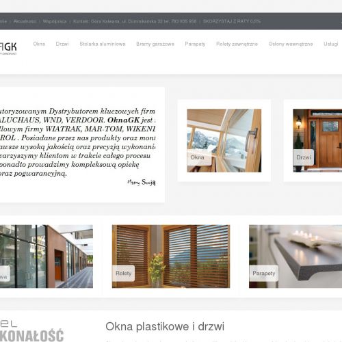 Stolarka aluminiowa do domów energooszczędnych - Góra Kalwaria