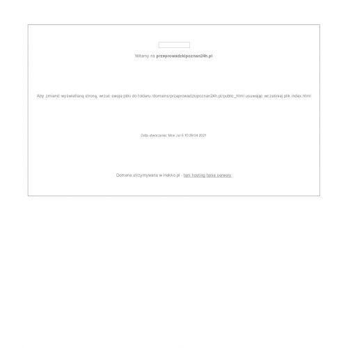 Poznań - kompleksowe przeprowadzki