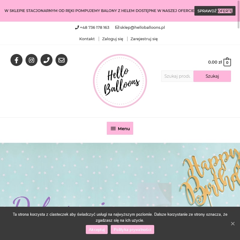 Akcesoria urodzinowe w Poznaniu