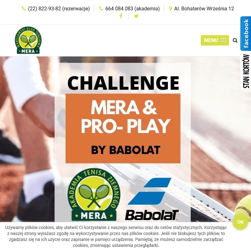 Warszawa - nauka gry w tenisa