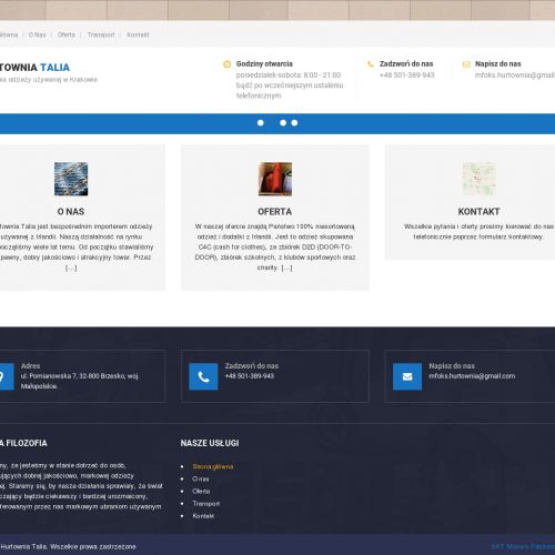 Odzież używana z metkami hurt - Brzesko