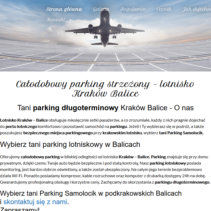 Tani parking - Kraków