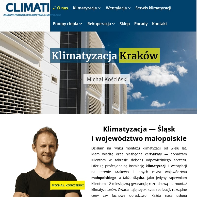 Klimatyzacja małopolskie w Tarnowie