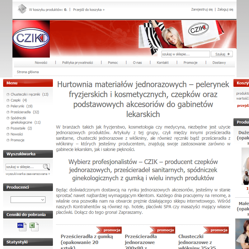 Pelerynki kosmetyczne online w Płocku