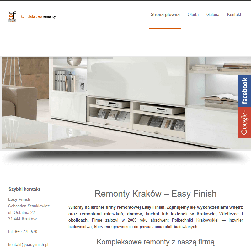 Renowacja wnętrz - Wieliczka