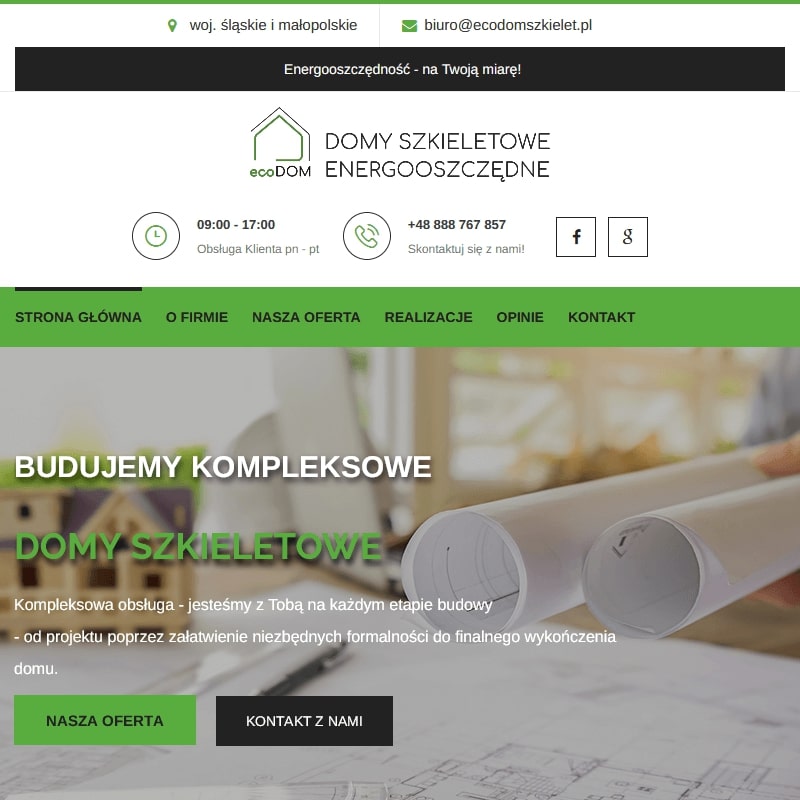 Domy szkieletowe projekt i budowa śląsk