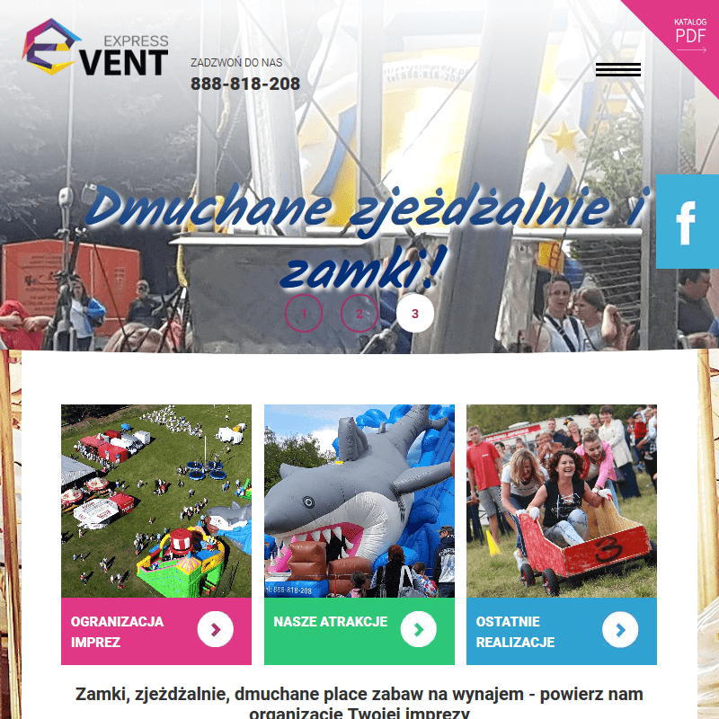 Zamek dmuchany wynajem gorzów - Bydgoszcz