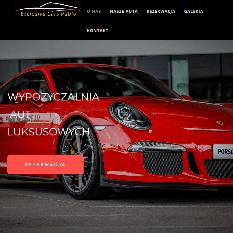 Wynajem ekskluzywnych samochodów