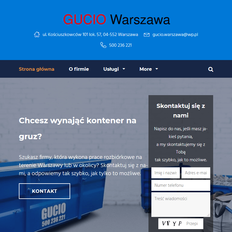 Worki na gruz - Warszawa