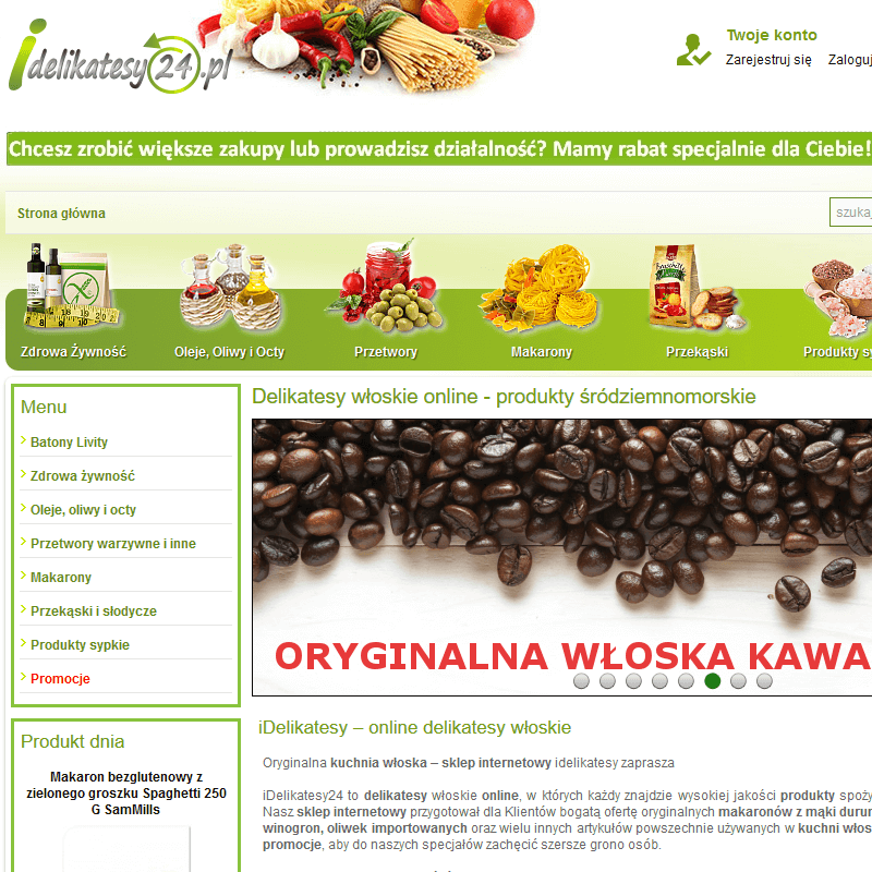 Przekąski bezglutenowe sklep internetowy