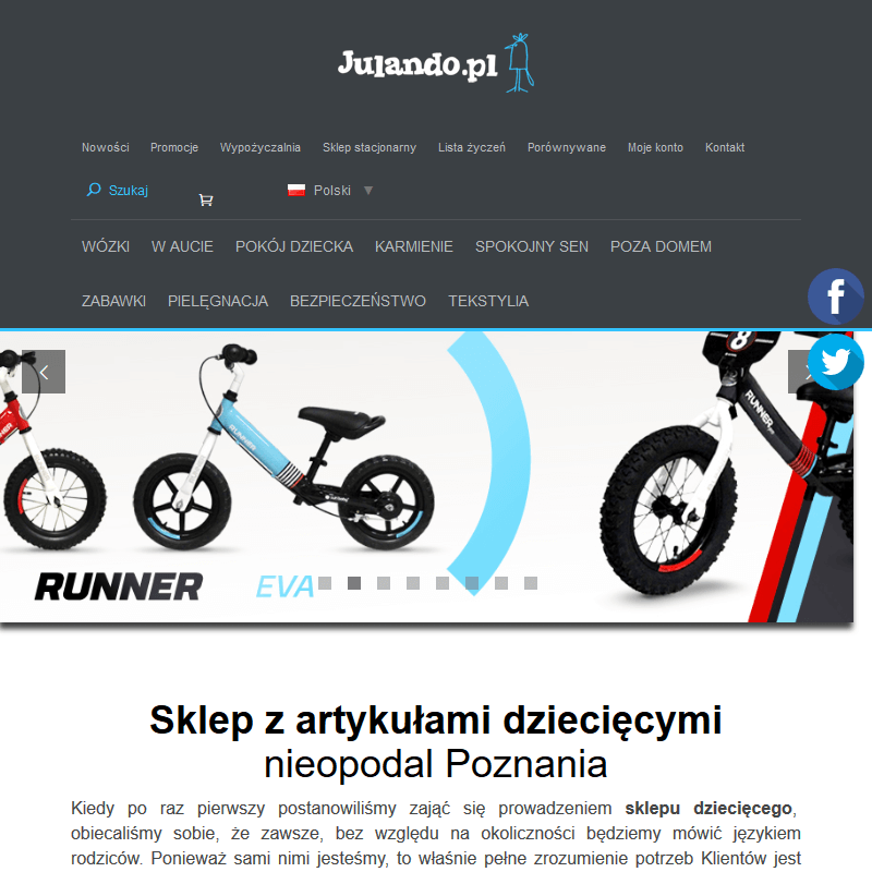 Wózek spacerowy k2go w Poznaniu