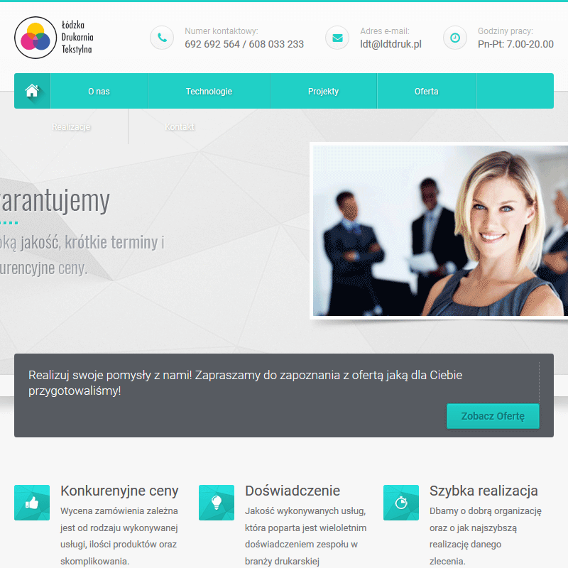 Nadruk na tekstyliach - łódź