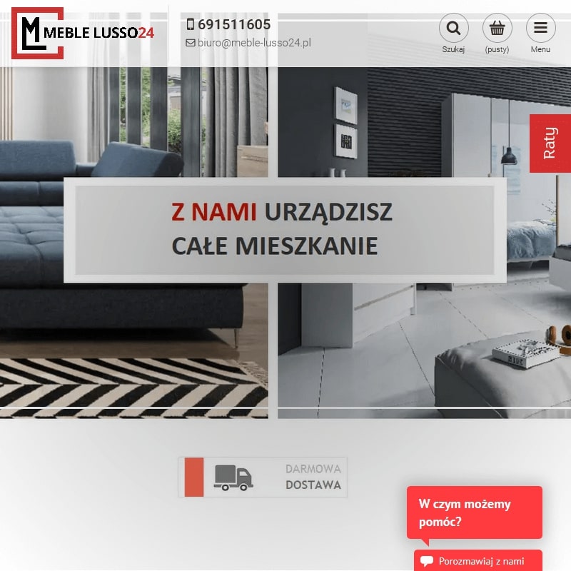 Łóżko kontynentalne z pojemnikiem - Namysłów