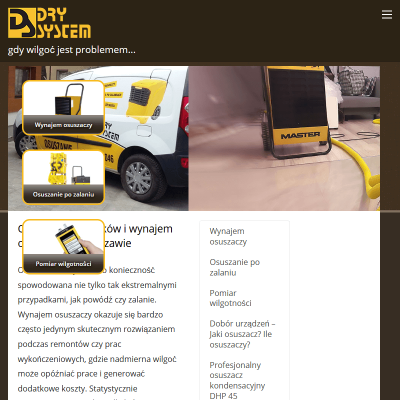 Osuszanie mieszkań mokotów - Warszawa