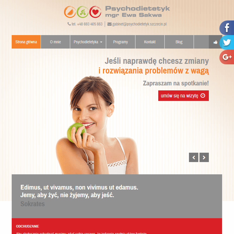 Dieta przy nadwadze - Szczecin