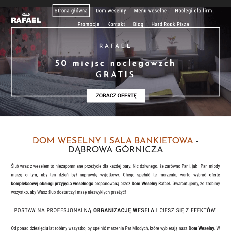 Wynajem sali weselnej Katowice