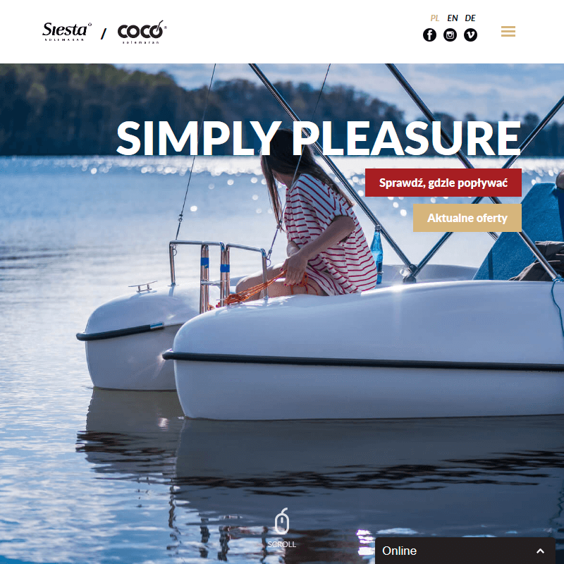 Warszawa - rower wodny z napędem elektrycznym