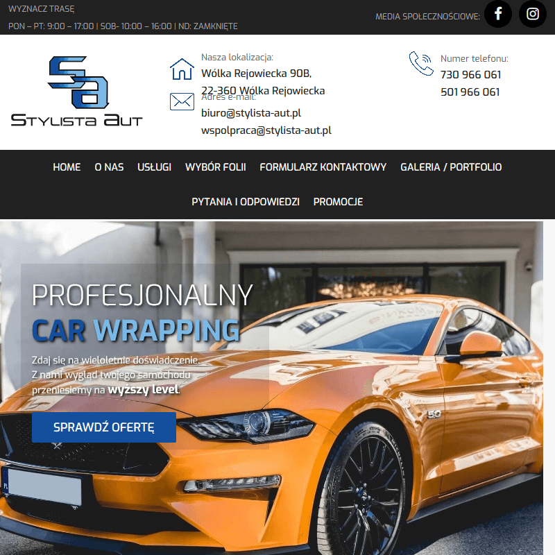 Stylizacja auta Warszawa